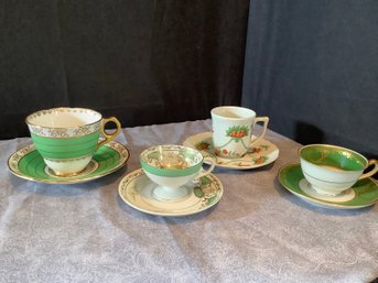 Collectible Cups & Saucers By Limoge- Raynaud,  Royal Stafford, Royal Sealy, Trischenneuth