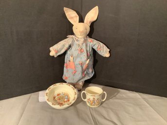 Royal Doulton Bunnykins Bowl And Cup