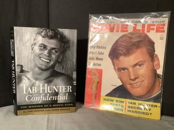 Signed Copy Confidential By Tad Hunter  Plus Movie Magazine 1957