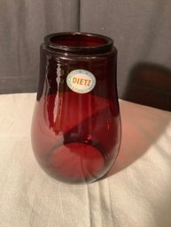 DIETZ RED GLOBE WITH FOIL STICKER-MADE INTHE USA