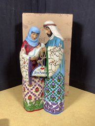 Jim Shore Blessed Family Holy Family Figurine-Hand Painted