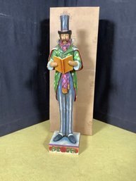 Jim Shore Here We Come A Caroling Among The Leaves So Green Figurine-Hand Painted