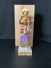 Jim Shore Here We Come A Wandring  So Fair To Be Seen.Figurine-Hand Painted