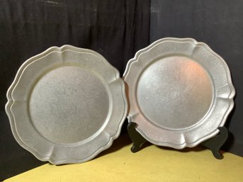 VTG Pewter Plates