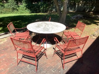 Outdoor Metal Chairs And Table