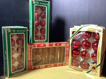 Glass  VTG Christmas Ornaments#1