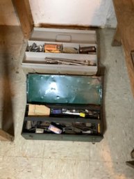 2 Tool Boxes With Assorted Items