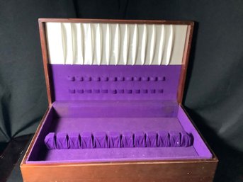 Wood Flatware Storage Box