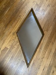 Vintage Diamond Shaped Mirror