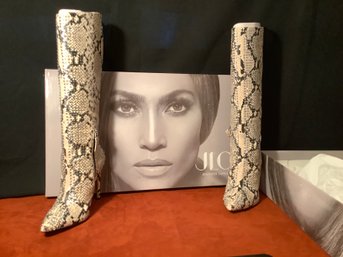 J Lo Boots-Jennifer Lopez Rhinestone Boots & Box Size:7 1/2