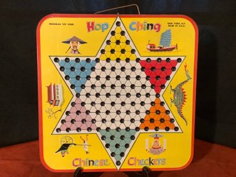 Pressman Toy Metal Chinese Checkers And Checkers