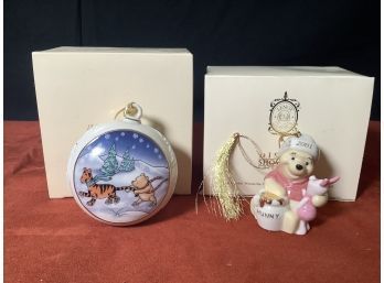 Lenox Disney Winnie The Pooh Ornaments