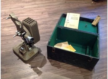 Vintage Keystone Projector With Case