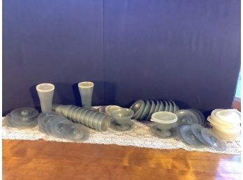 Big Lot-Tupperware Parfait Servers  Group With Tops & Bottoms See Description