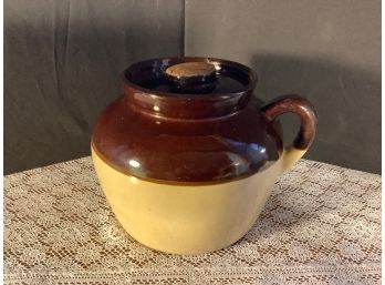 Stoneware  Single Loop Bean Pot