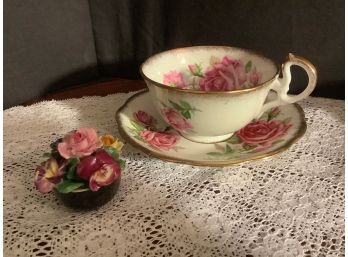 CoalPort &  Orleans Rose Cup & Saucer