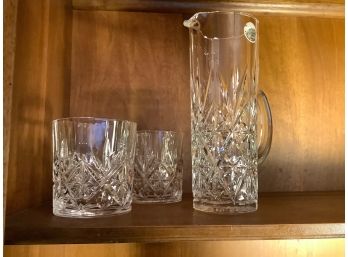 Martini Set-Martini Pitcher With Matching Glasses