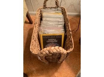 Basket Full Of National Geographics