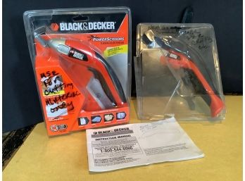 Black & Decker Cordless Power Scissors.