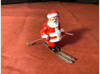 Vintage Die Cast Metal Santa