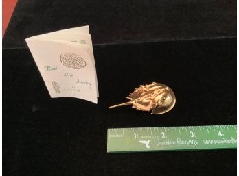 Jewelry By Parker Horseshoe Crab Pin