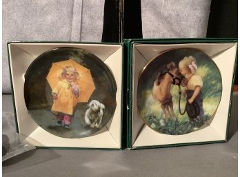 New- Donald Zolan Rainy Day Pals In Boxes With COA