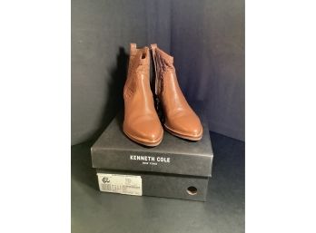 New Kenneth Cole Weastern Woven Bootie Size 7.5 M