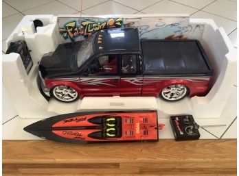 Remote Control Car And Remote Control Boat