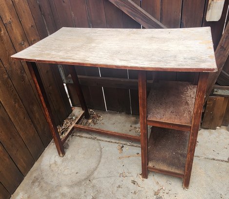 Potting Table, Wood Desk, Gardener's Work Station 42' X 22' X 36'