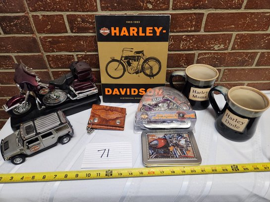 Harley Davidson Phone, Mugs, Book, Playing Cards, Leather Wallet, Americana, Motorcycle