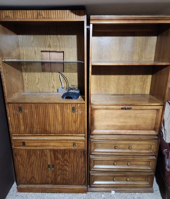2 Wood/composite Wall Shelves, Cabinets - Storage, Bookshelf, Cupboard Units