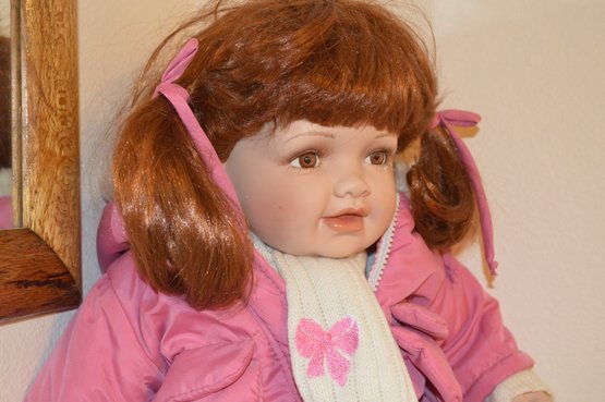 Royal Cathay Collection Porcelain Doll, LE #2348/5000 - Missing One Shoe