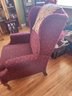 Magenta Wing Back Chair, Accent, Seating