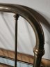 54' Wide Antique Brass Bed - Headboard, Footboard, Rails Frame