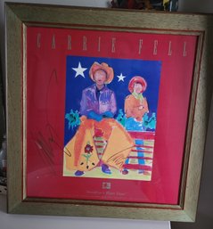 Carrie Fell, 'Straight As A Wagon Tongue' Framed Print, Signed By Colorado Artist, Wall, Decor