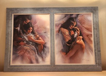 Limited Edition Print, #360/995 Native American, Embrace, Love, Lovers