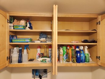 Lot Of Various Cleaning Supplies