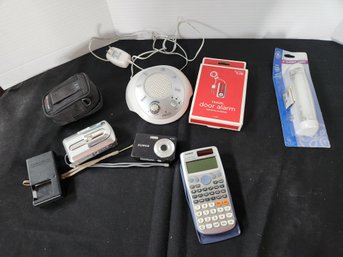 Electronics, Cellphones, Calculator, NIB Door Alarm