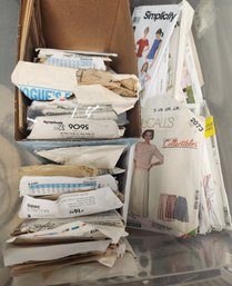 Lot Of Vintage Sewing Patterns