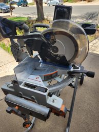 Delta 12' Compound Miter Saw With Ridgid Vehicle