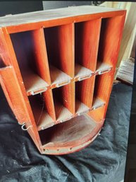 Wooden Cubby Organizer, Mail Caddy