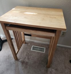 Small Computer Desk, Student, Home Office, With Keyboard Tray