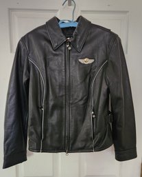 EDIT: Size Medium #4 Harley Davidson Leather Jacket Riding Gear, Women's, 100th Anniversary