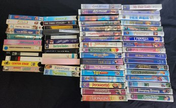 VHS Lot #3: Large Family, Disney, Children's Movies, Films