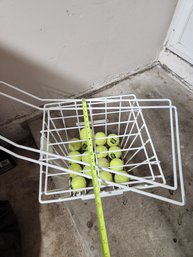 Tennis Basket, Balls, Sports Equipment