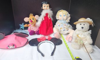 Lot Of Toys, Some Vintage, Betty Boop, Disney Ears