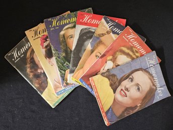 MidMod 1940's Homemaker Magazine, Ephemera Lot Of 7, Vintage, Advertising