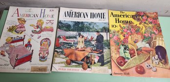 American Home, Looking Back Vintage Magazines, Ephemera