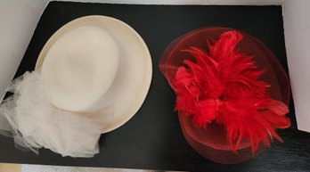 Two Vintage Ladies' Women's Hats, Women's Fashion, Hat Box