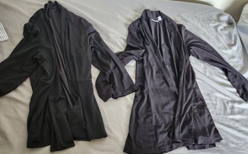 2 Dressy Black Cardigans, Size Small